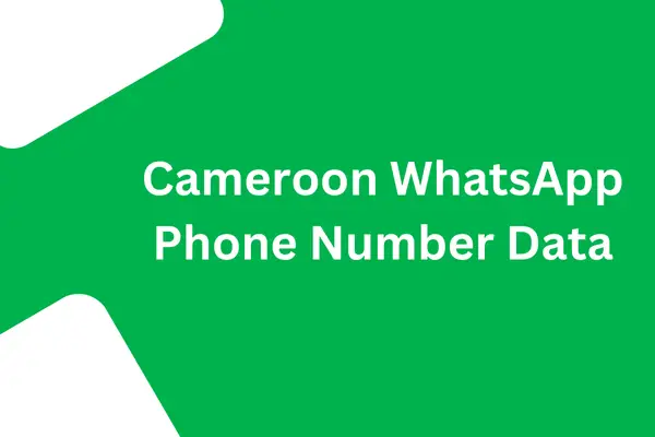 Cameroon whatsapp phone number data