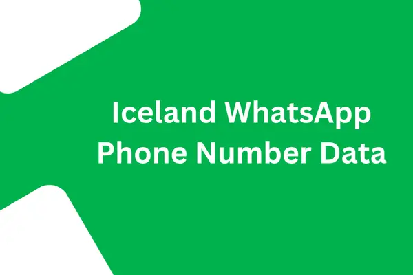 Iceland whatsapp phone number data