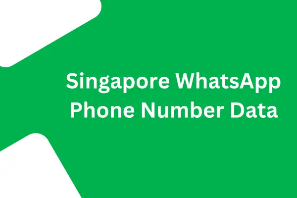 Singapore whatsapp phone number data